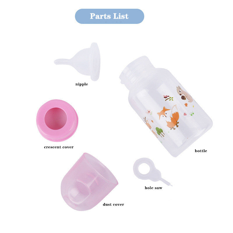 Reusable Kitten Bottle Feeder with Soft Silicone Nipple by HitMyNeed