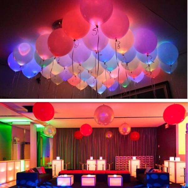 Reusable LED Balloons Set of 10 - Multicolor Glow by HitMyNeed