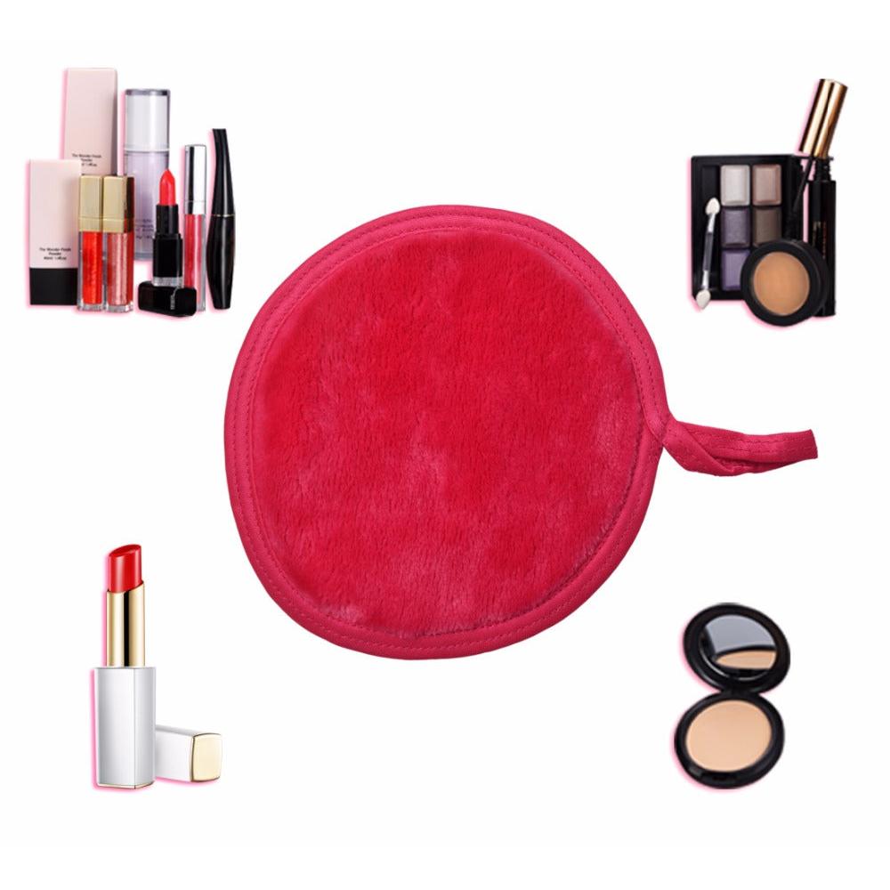 Reusable Makeup Remover Pads - Set of 6 Microfiber Rounds by HitMyNeed