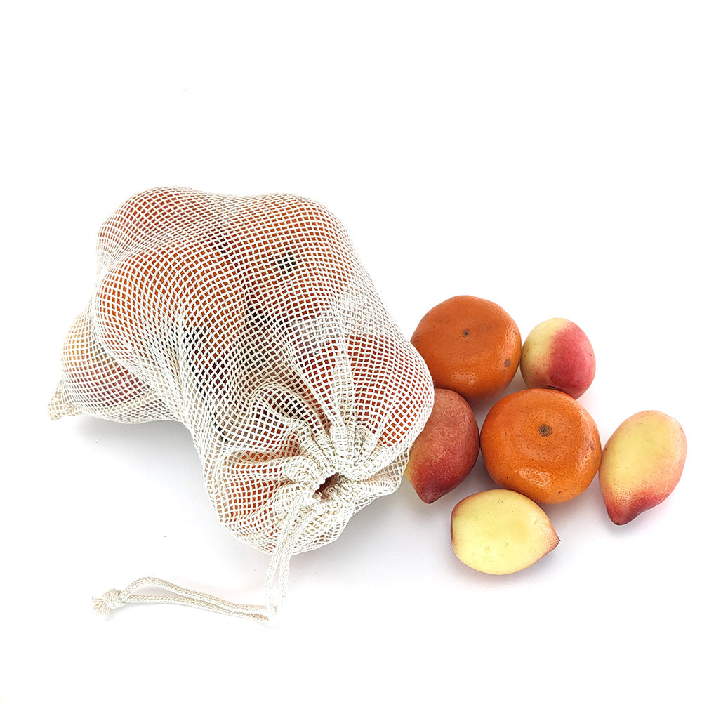 Reusable Mesh Drawstring Storage Bags (Set of 4) by HitMyNeed