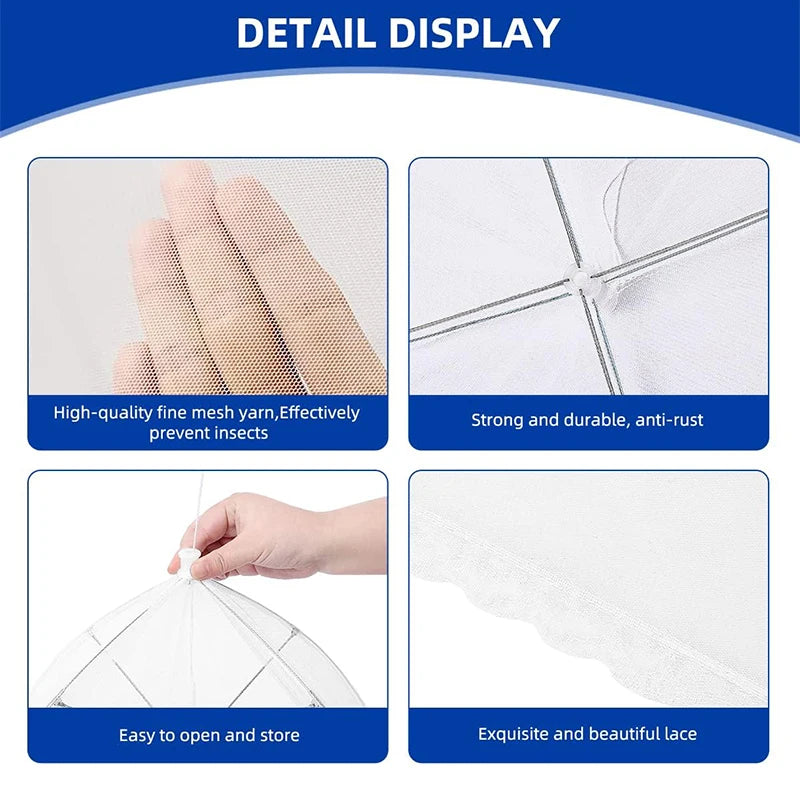 Reusable Mesh Food Tent Covers for Outdoor Dining by HitMyNeed