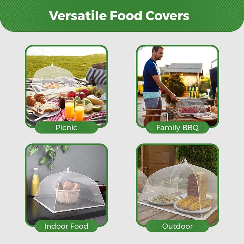 Reusable Mesh Food Tent Covers for Outdoor Dining by HitMyNeed