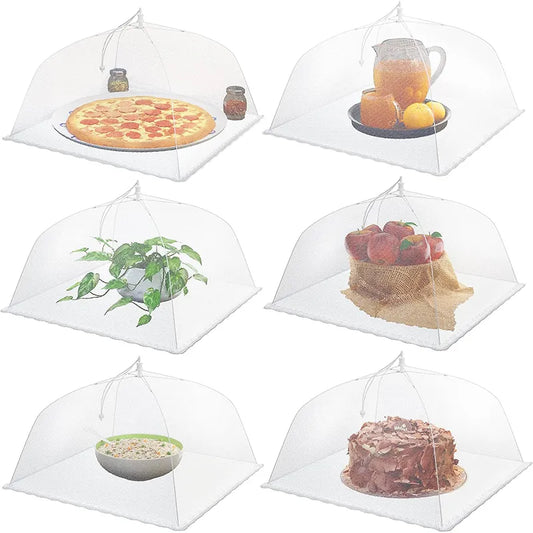 Reusable Mesh Food Tent Covers for Outdoor Dining S: 32 x 32 x 16 cm by HitMyNeed