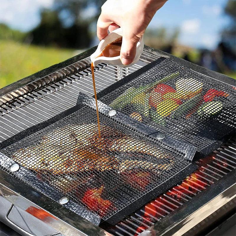 Reusable Mesh Grill Bags for BBQ & Smokers by HitMyNeed