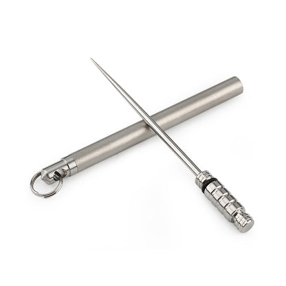 Reusable Metal Toothpick with Keychain Case by HitMyNeed