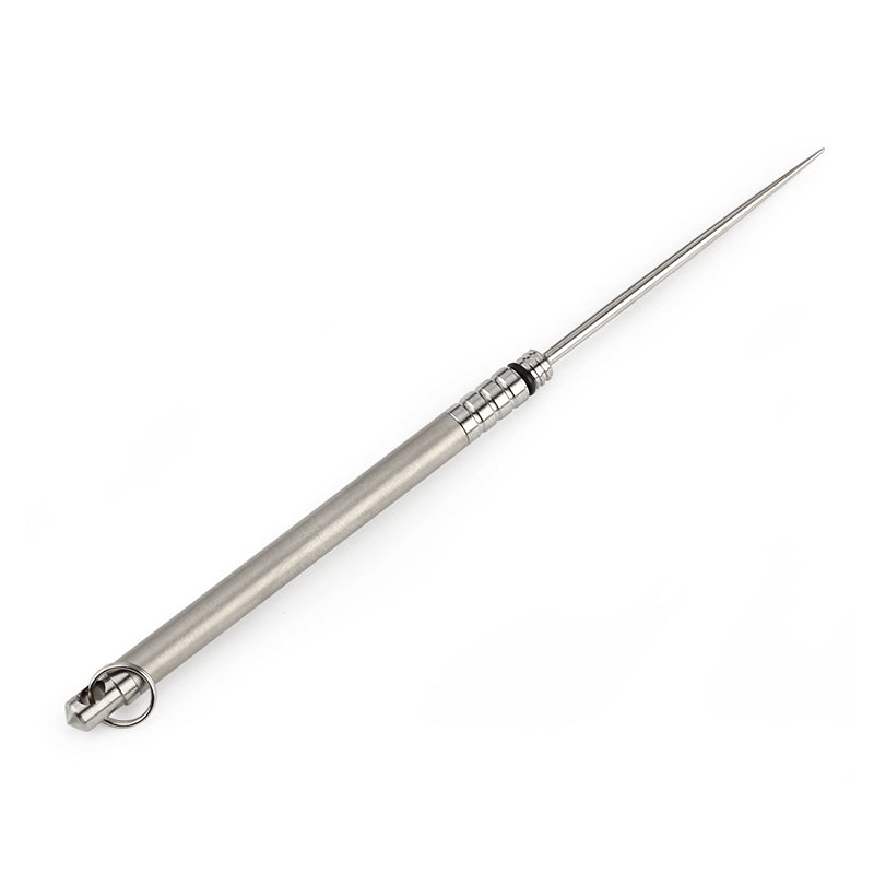 Reusable Metal Toothpick with Keychain Case by HitMyNeed