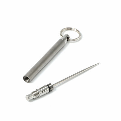 Reusable Metal Toothpick with Keychain Case by HitMyNeed