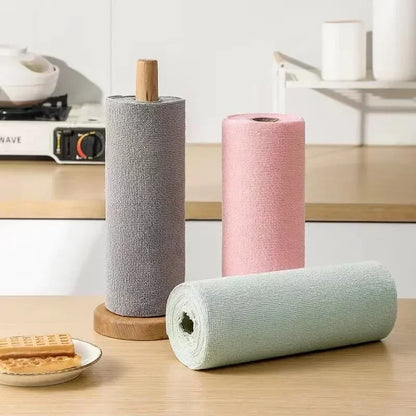 Reusable Microfiber Kitchen Towel Roll, 20 Sheets by HitMyNeed