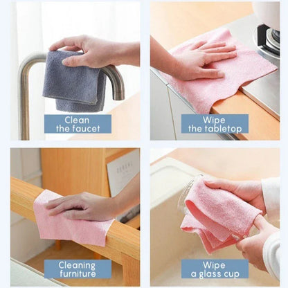 Reusable Microfiber Kitchen Towel Roll, 20 Sheets by HitMyNeed