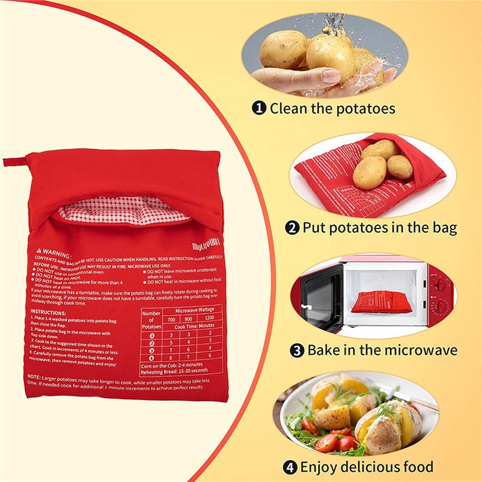 Reusable Microwave Potato Cooking Pouch by HitMyNeed