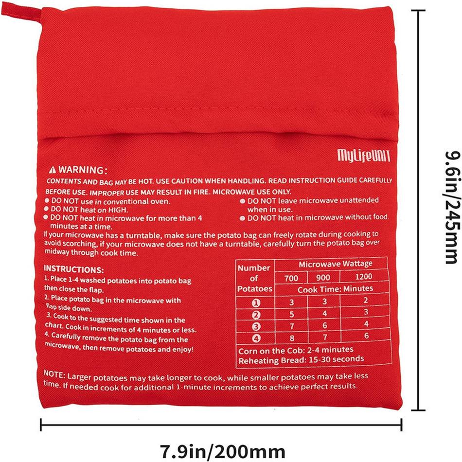 Reusable Microwave Potato Cooking Pouch by HitMyNeed