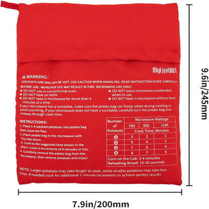 Reusable Microwave Potato Cooking Pouch by HitMyNeed