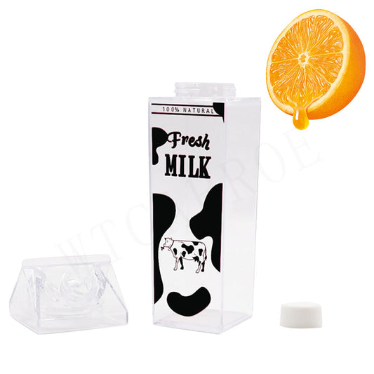 Reusable Milk Storage Bottle with Twist Nozzle 500ml fresh-milk-black by HitMyNeed