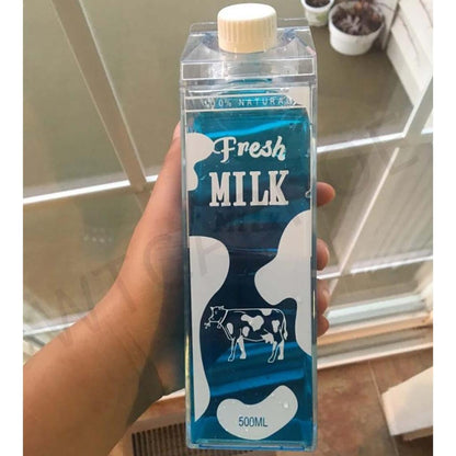Reusable Milk Storage Bottle with Twist Nozzle 500ml fresh-milk-white-1 by HitMyNeed