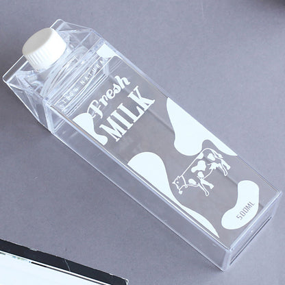 Reusable Milk Storage Bottle with Twist Nozzle 500ml fresh-milk-white by HitMyNeed