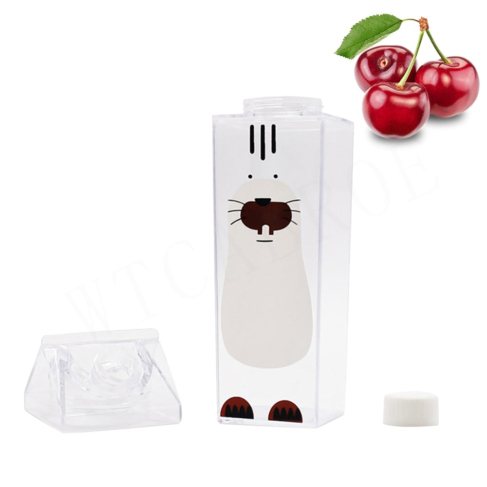 Reusable Milk Storage Bottle with Twist Nozzle 500ml style-10 by HitMyNeed