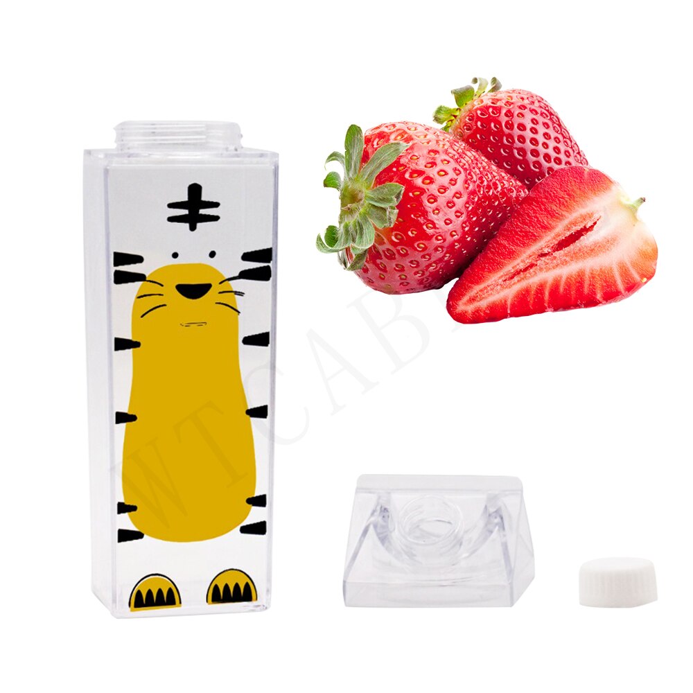 Reusable Milk Storage Bottle with Twist Nozzle 500ml style-11 by HitMyNeed