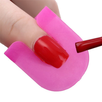 Reusable Nail Polish Stencil Guides (26-Pack) by HitMyNeed