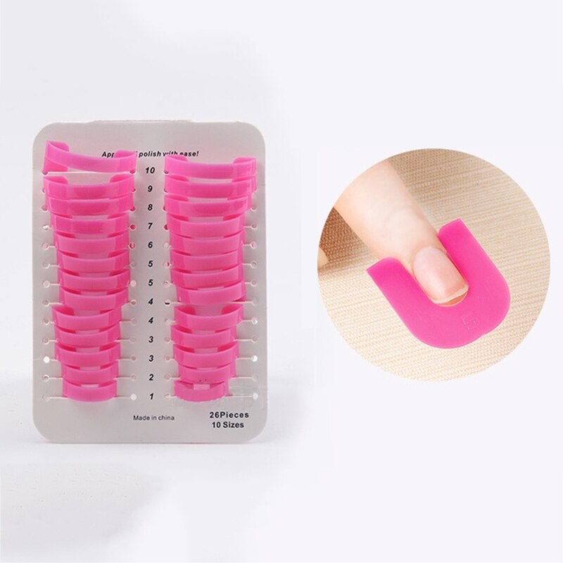 Reusable Nail Polish Stencil Guides (26-Pack) by HitMyNeed
