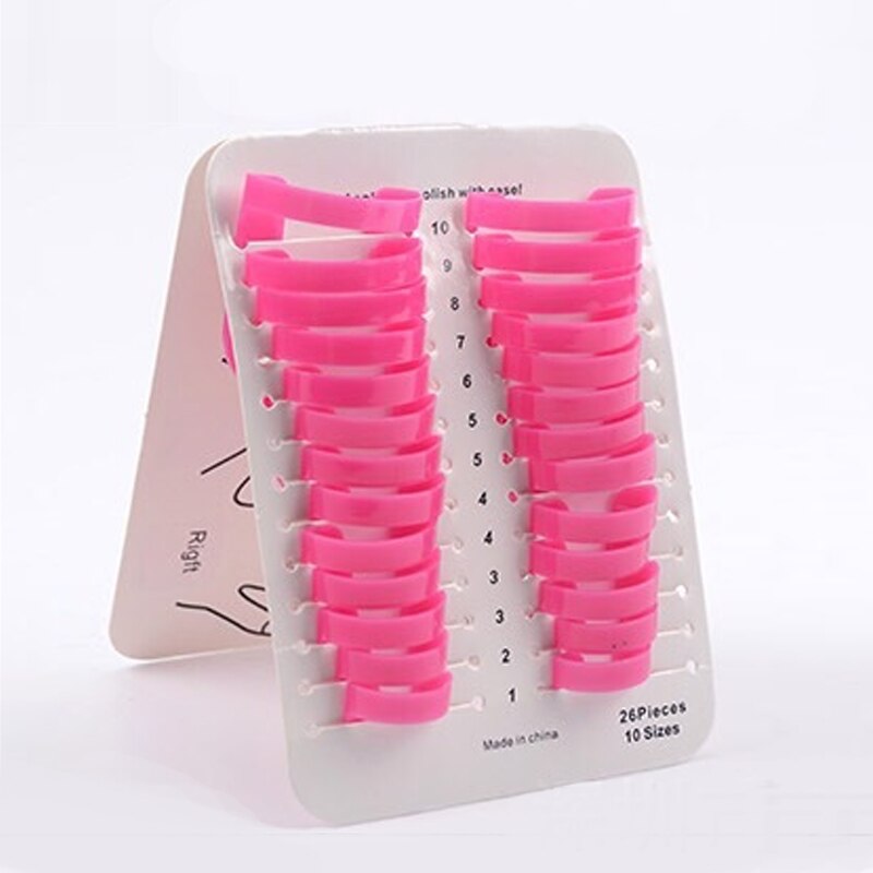 Reusable Nail Polish Stencil Guides (26-Pack) by HitMyNeed
