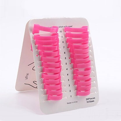 Reusable Nail Polish Stencil Guides (26-Pack) by HitMyNeed
