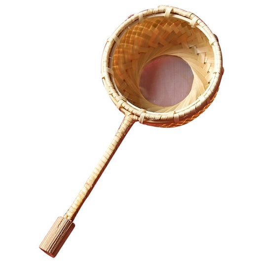 Reusable Natural Bamboo Tea Strainer with Handle by HitMyNeed