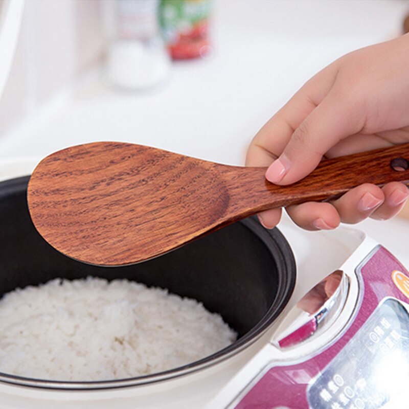 Reusable Natural Wooden Rice Paddle by HitMyNeed