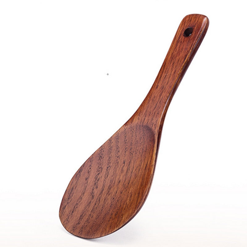 Reusable Natural Wooden Rice Paddle by HitMyNeed