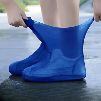 Reusable Non-Slip Waterproof Shoe Covers blue l-41-47 by HitMyNeed