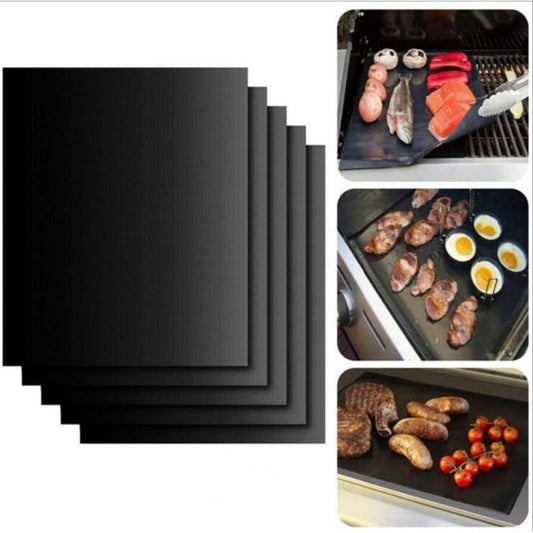 Reusable Non-Stick Grill Pad Cooking Mat 40 x 33cm by HitMyNeed