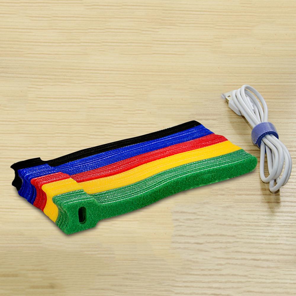 Reusable Nylon Velcro Cable Wraps, 50 Pack by HitMyNeed