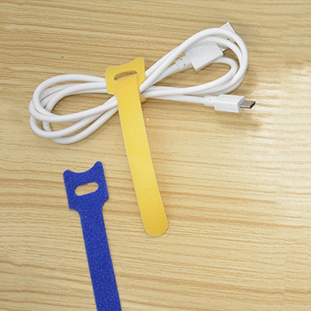 Reusable Nylon Velcro Cable Wraps, 50 Pack by HitMyNeed