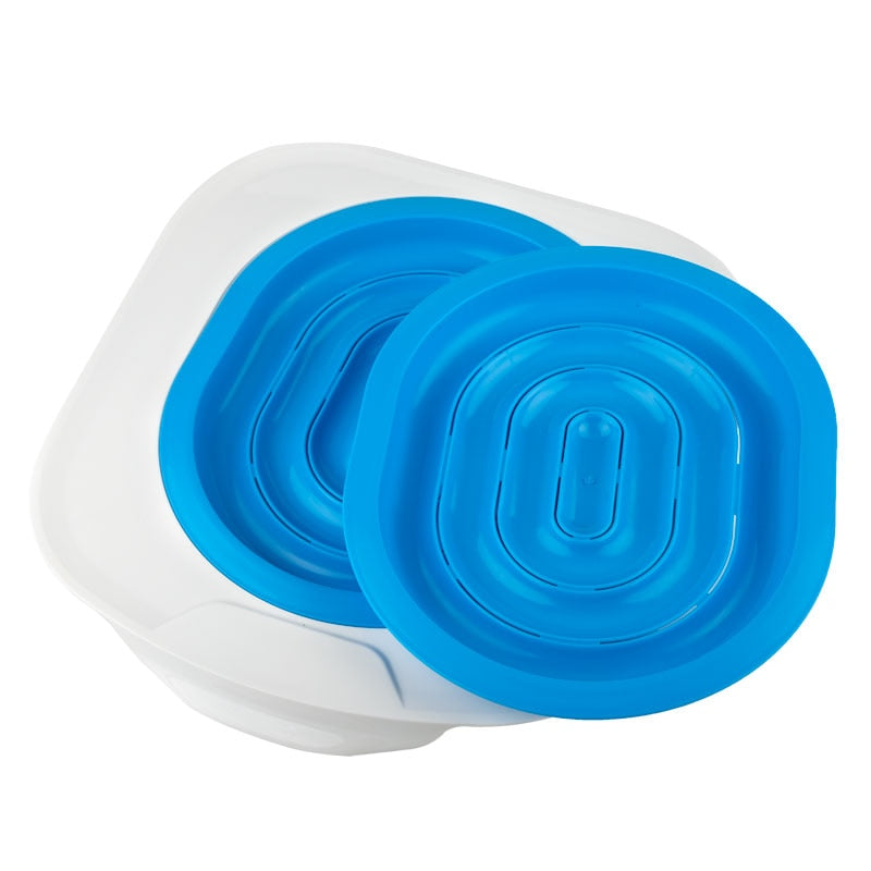 Reusable Plastic Cat Toilet Training Seat by HitMyNeed