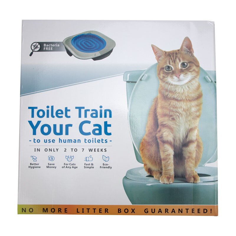 Reusable Plastic Cat Toilet Training Seat by HitMyNeed