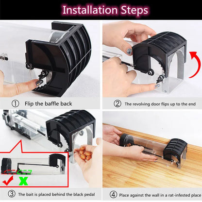 Reusable Plastic Humane Rat & Mouse Trap Cage by HitMyNeed