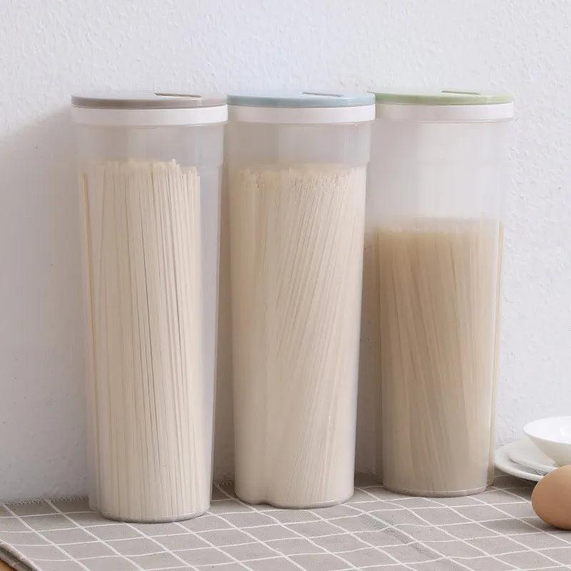 Reusable Plastic Spaghetti and Pasta Storage Container by HitMyNeed