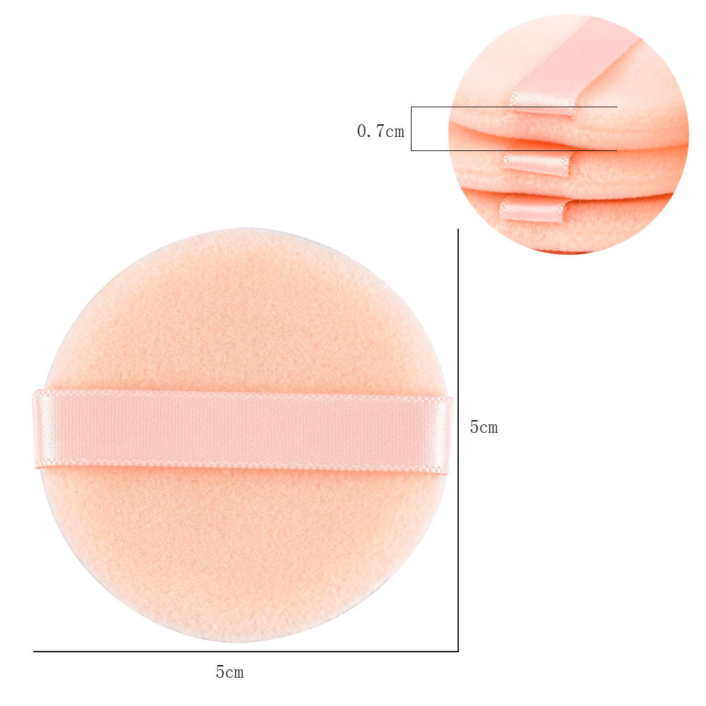 Reusable Powder Puff Set for Face Makeup (10 Pcs) by HitMyNeed