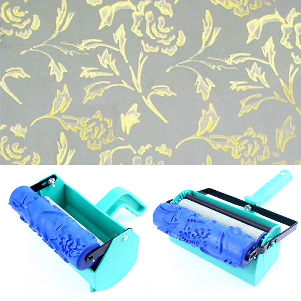 Reusable Rose Patterned Paint Roller by HitMyNeed