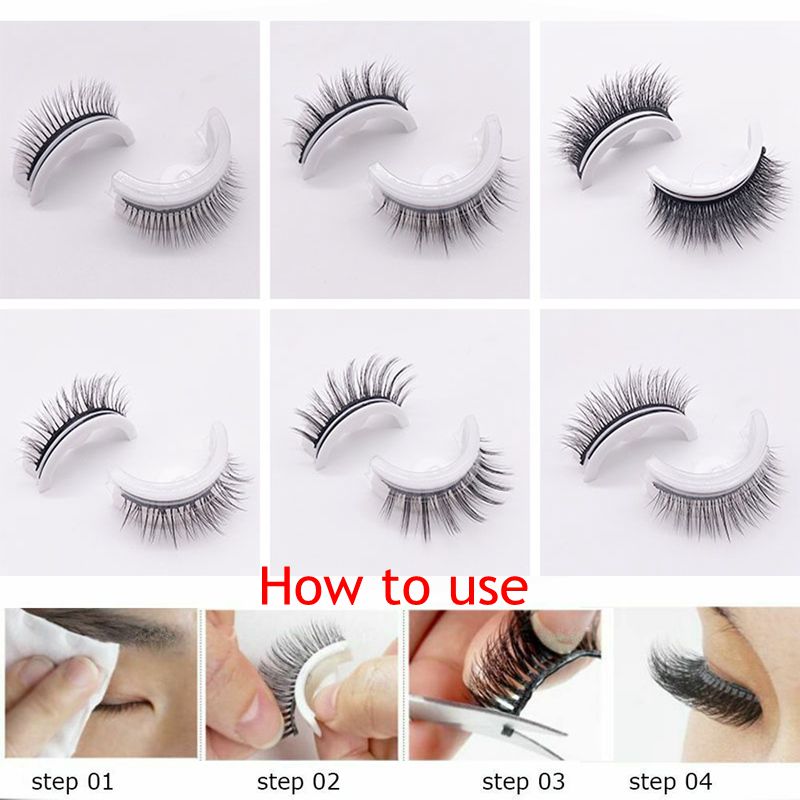 Reusable Self-Adhesive 3D Mink False Eyelashes by HitMyNeed