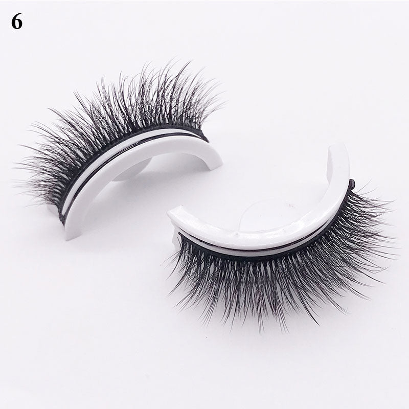 Reusable Self-Adhesive 3D Mink False Eyelashes 6 by HitMyNeed