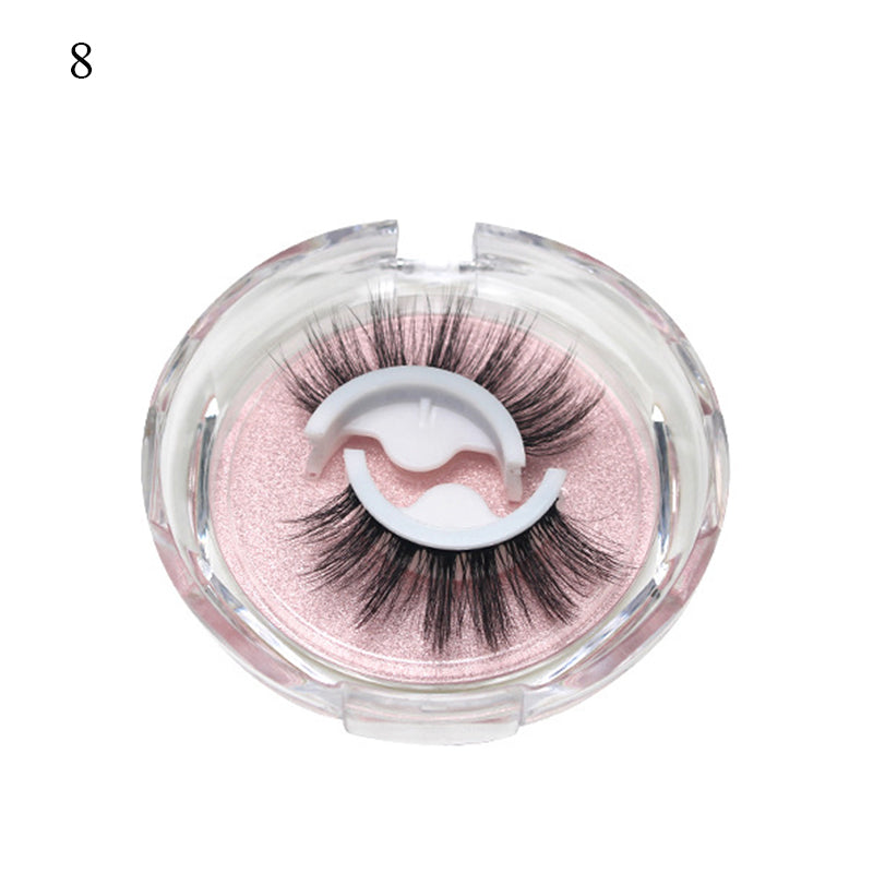 Reusable Self-Adhesive 3D Mink False Eyelashes a8 by HitMyNeed
