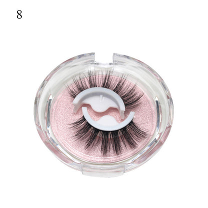Reusable Self-Adhesive 3D Mink False Eyelashes a8 by HitMyNeed