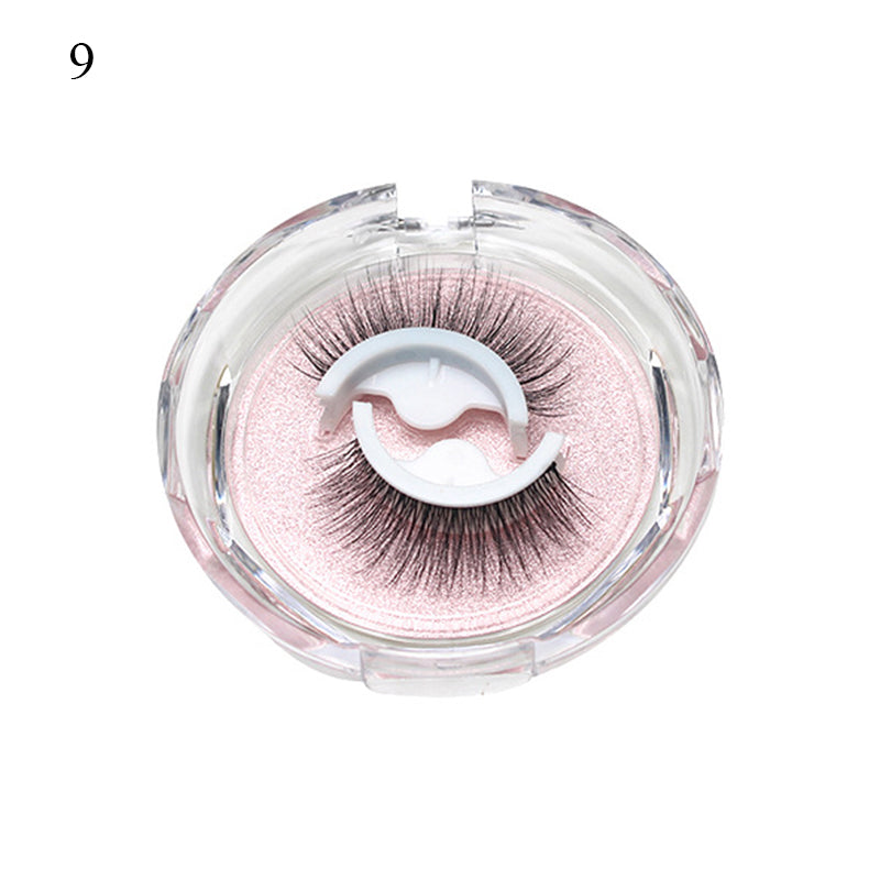 Reusable Self-Adhesive 3D Mink False Eyelashes a9 by HitMyNeed