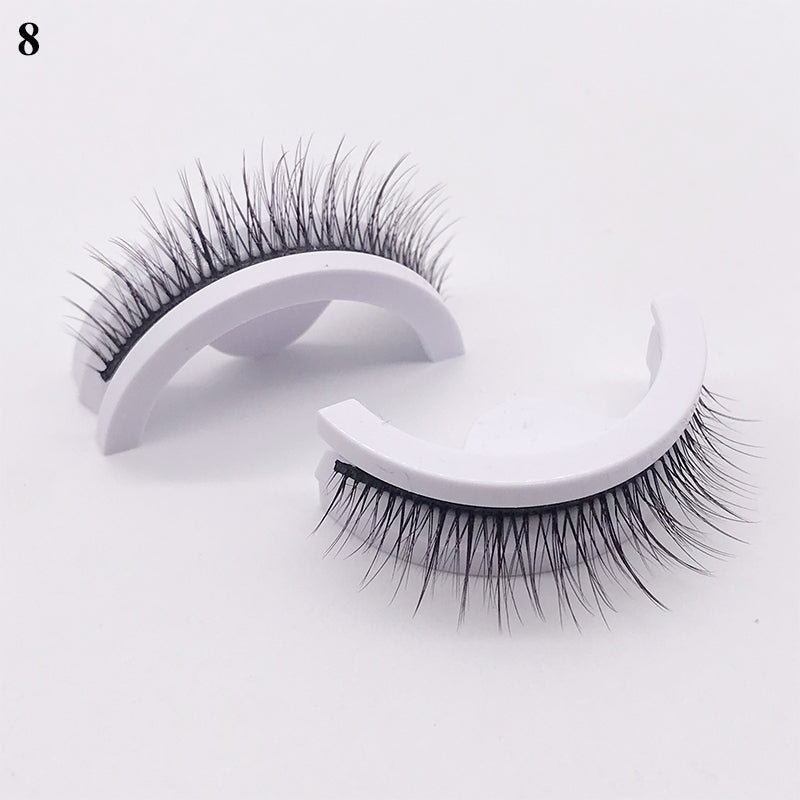 Reusable Self-Adhesive 3D Mink False Eyelashes c1 by HitMyNeed