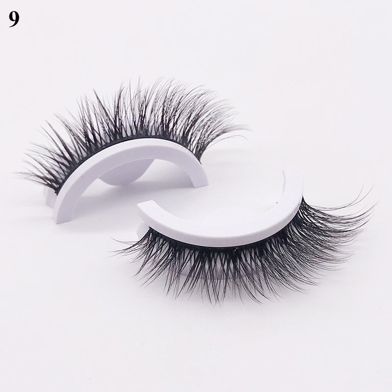 Reusable Self-Adhesive 3D Mink False Eyelashes c2 by HitMyNeed