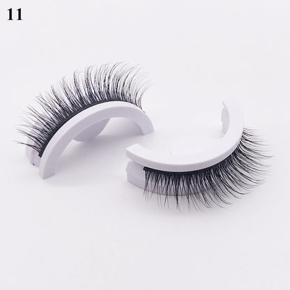 Reusable Self-Adhesive 3D Mink False Eyelashes c4 by HitMyNeed