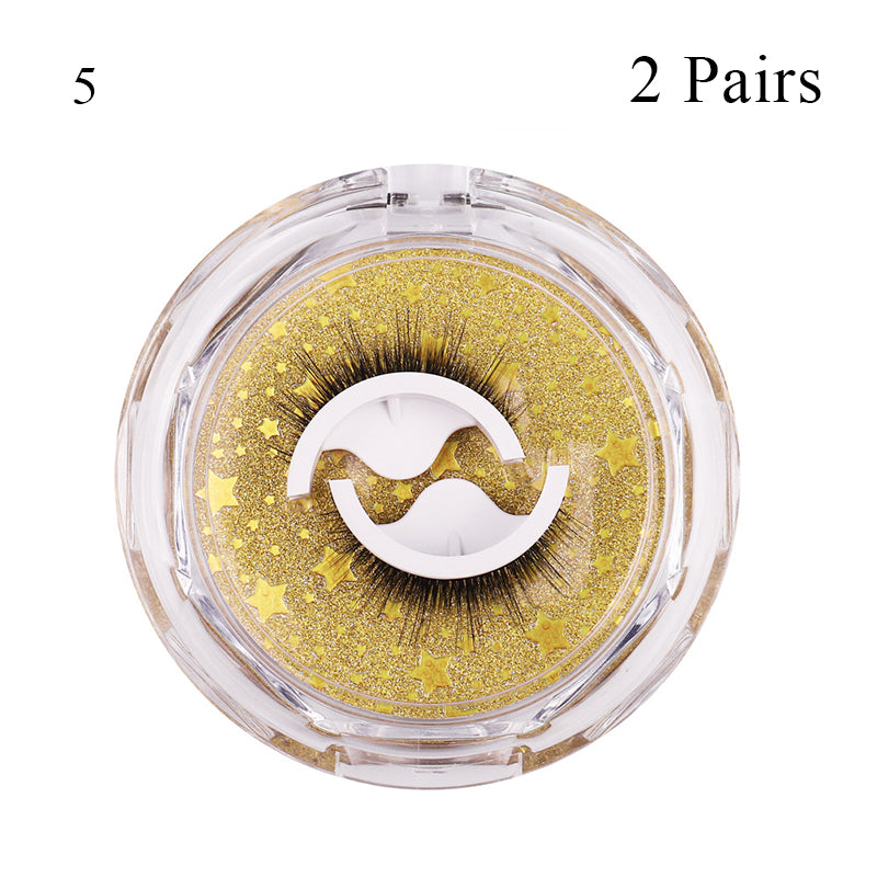 Reusable Self-Adhesive 3D Mink False Eyelashes d52pairs by HitMyNeed