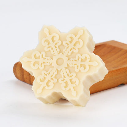 Reusable Silicone 6-Cavity Snowflake Mold Tray by HitMyNeed
