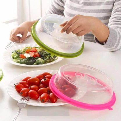 Reusable Silicone Airtight Plate Toppers - Set of 4 by HitMyNeed