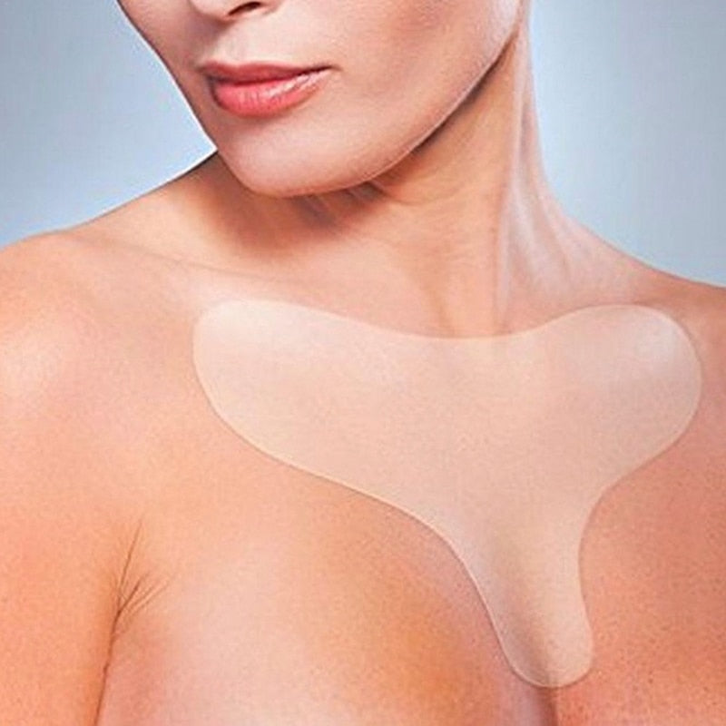 Reusable Silicone Anti-Wrinkle Chest Pad by HitMyNeed